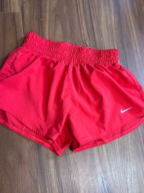 Nike Red Women's Athletic Running Shorts